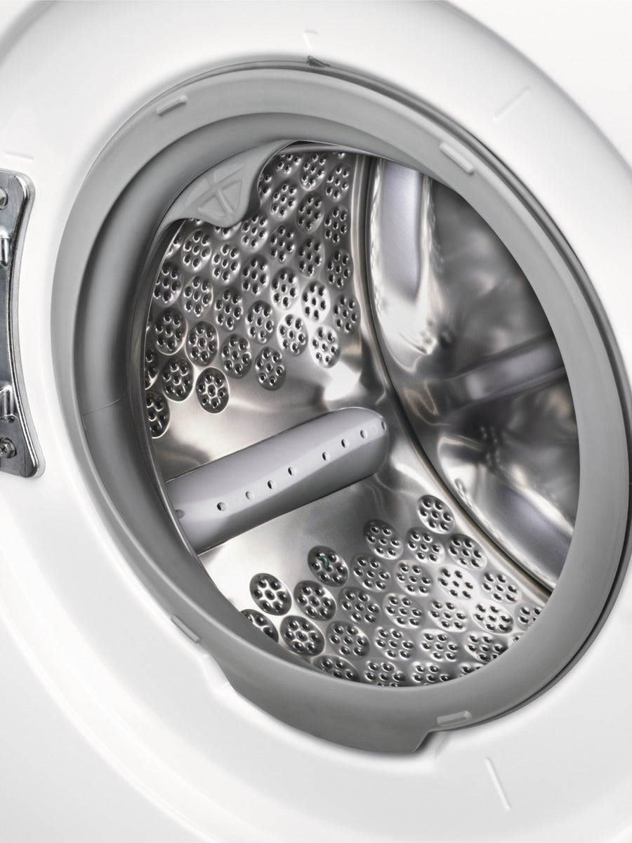 Zanussi Z816WT85BI Integrated Washer Dryer, 8kg, 1600 Spin, White | Atlantic Electrics