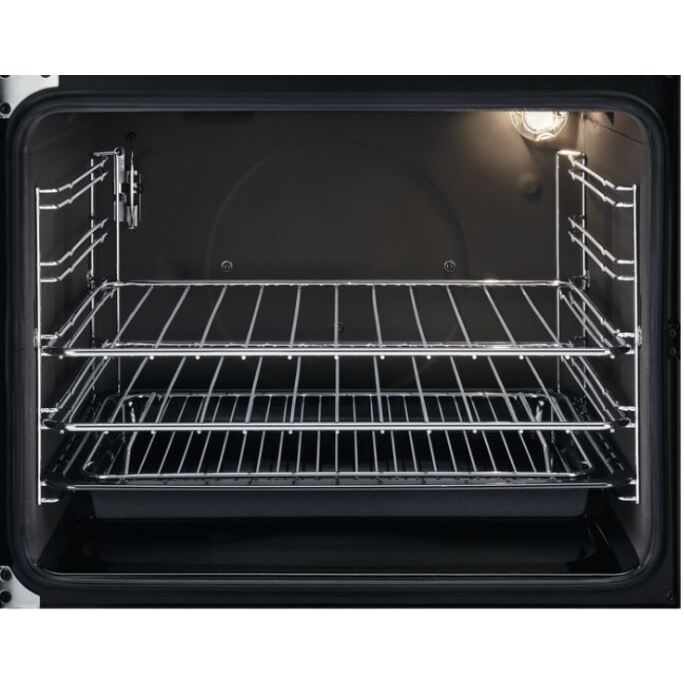 Zanussi ZCG63260XE Gas Cooker with Double Oven, Stainless Steel, A Rated | Atlantic Electrics