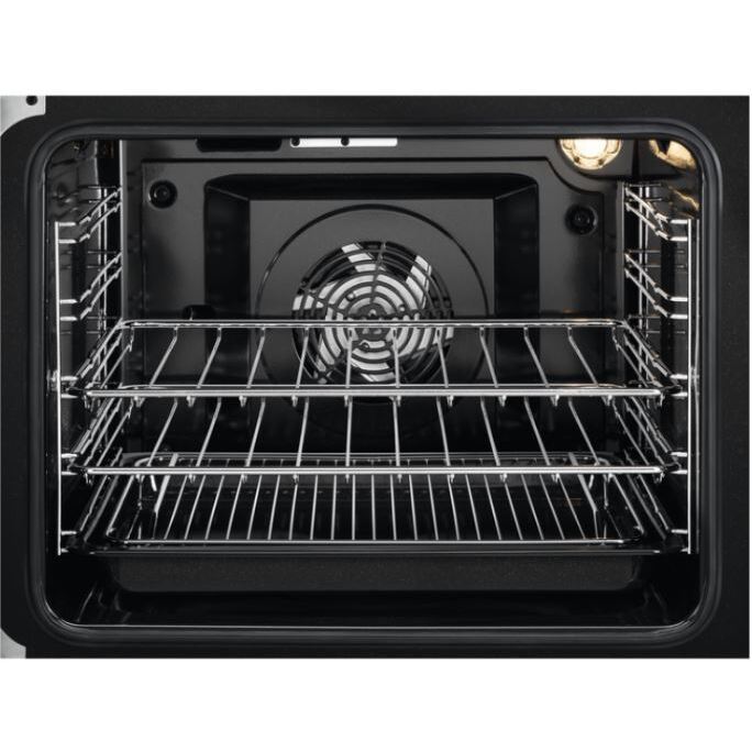Zanussi ZCI66080BA Induction Electric Cooker with Double Oven, Black, A Rated | Atlantic Electrics