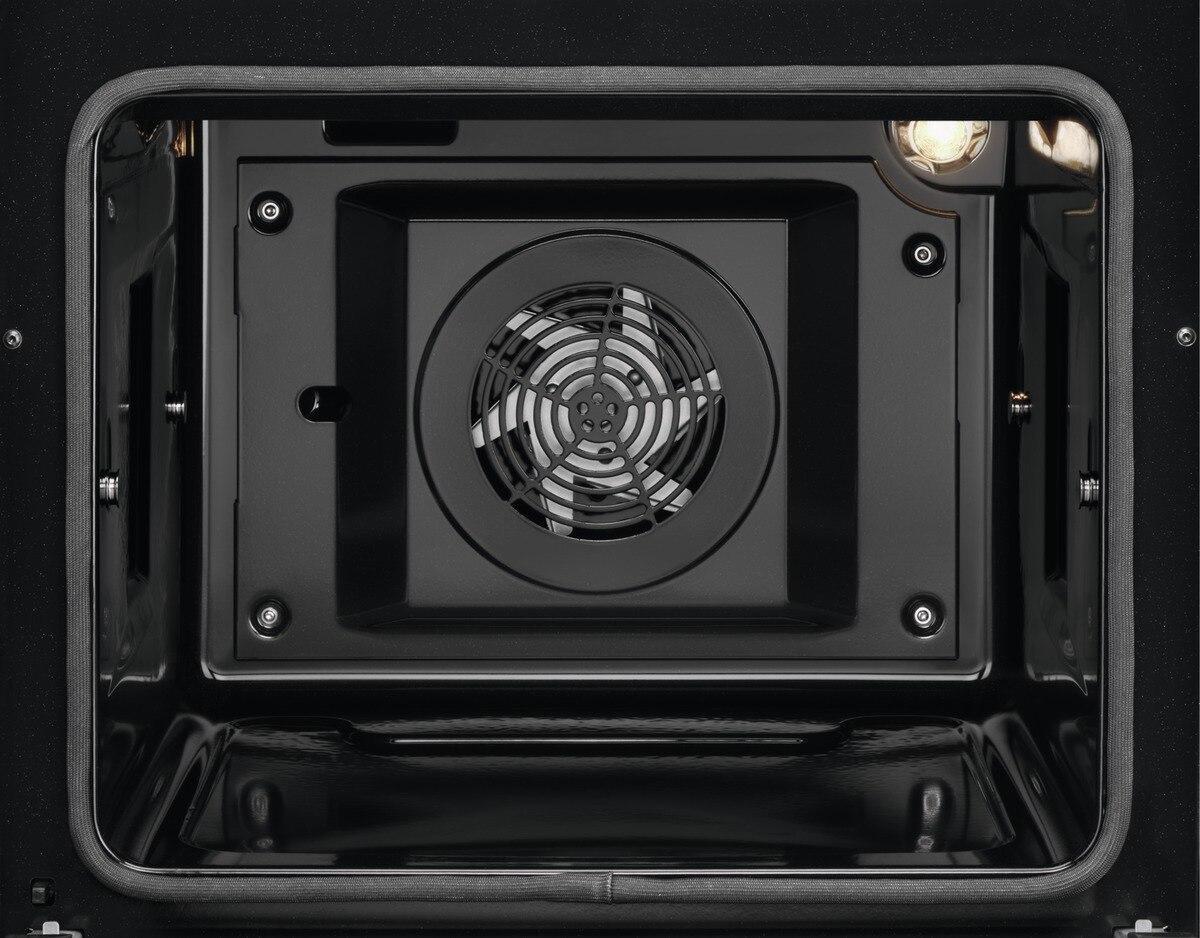 Zanussi ZCI66080BA Induction Electric Cooker with Double Oven, Black, A Rated | Atlantic Electrics