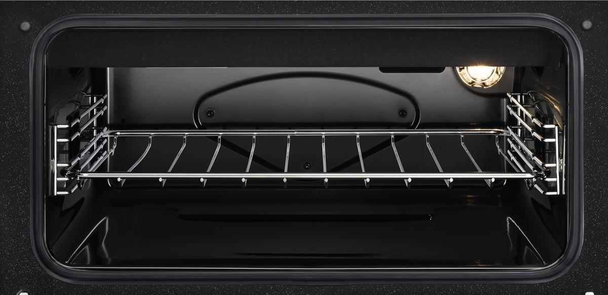Zanussi ZCI66080BA Induction Electric Cooker with Double Oven, Black, A Rated | Atlantic Electrics