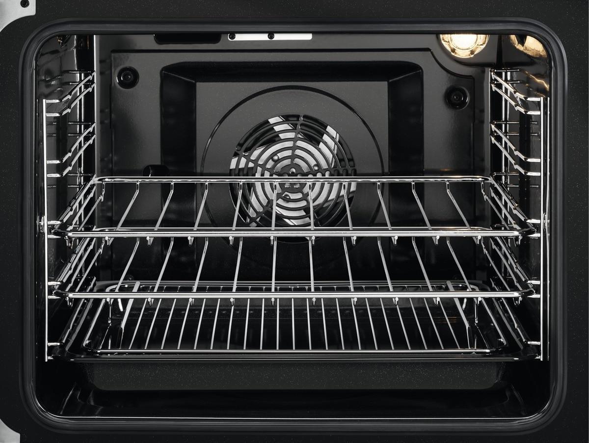 Zanussi ZCI66080BA Induction Electric Cooker with Double Oven, Black, A Rated | Atlantic Electrics