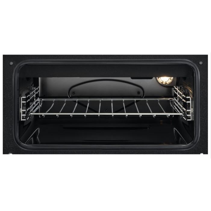 Zanussi ZCI66080BA Induction Electric Cooker with Double Oven, Black, A Rated | Atlantic Electrics