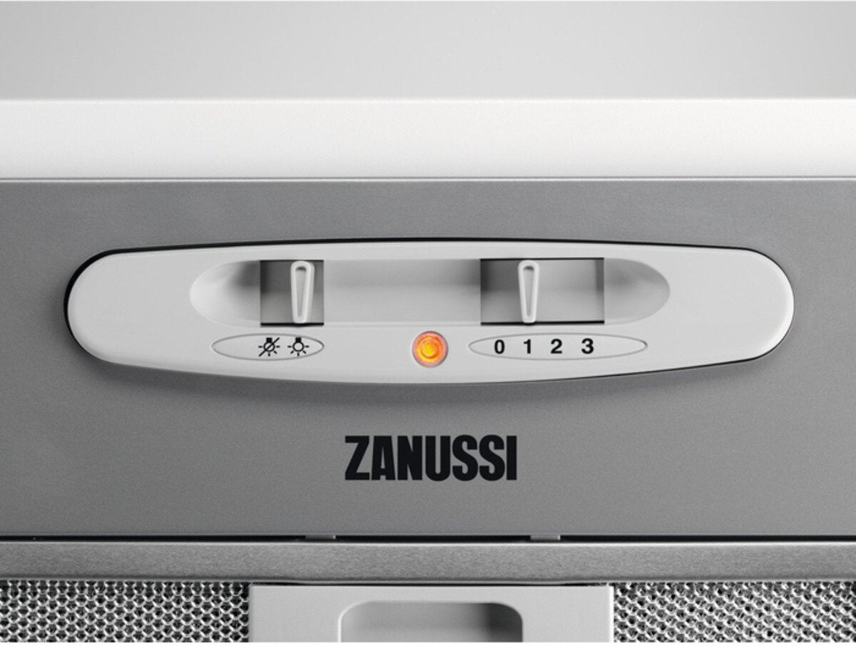Zanussi ZFG215S Canopy Cooker Hood, Grey, C Rated | Atlantic Electrics