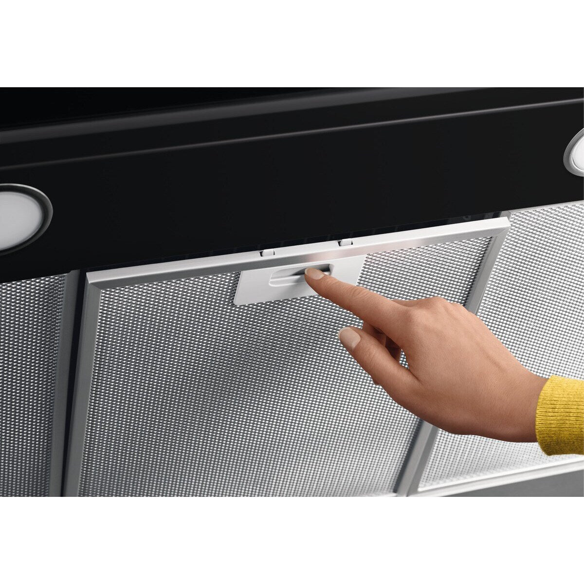 Zanussi ZFT419K 90cm Chimney Cooker Hood, Black, C Rated | Atlantic Electrics