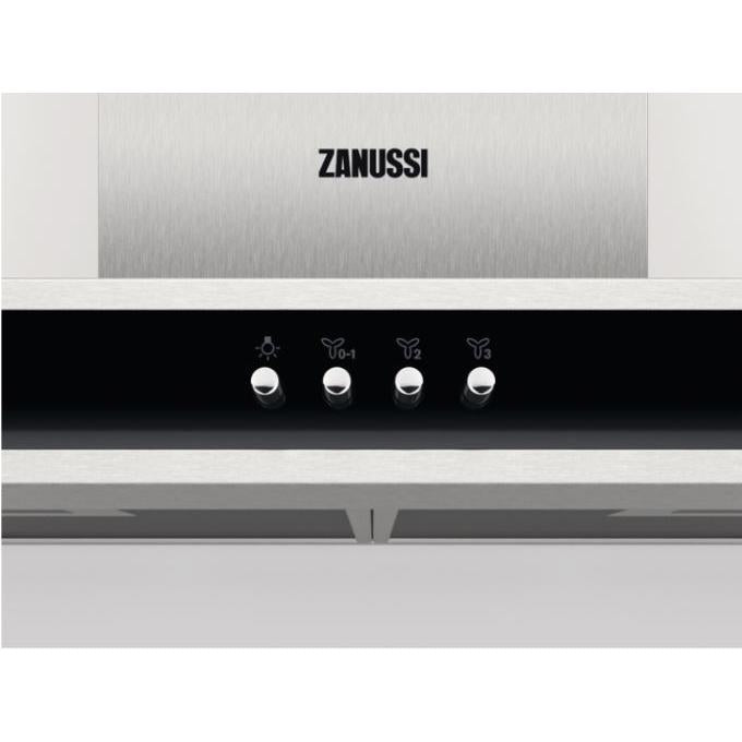 Zanussi ZFT516X 60cm Chimney Cooker Hood, Stainless Steel, C Rated | Atlantic Electrics