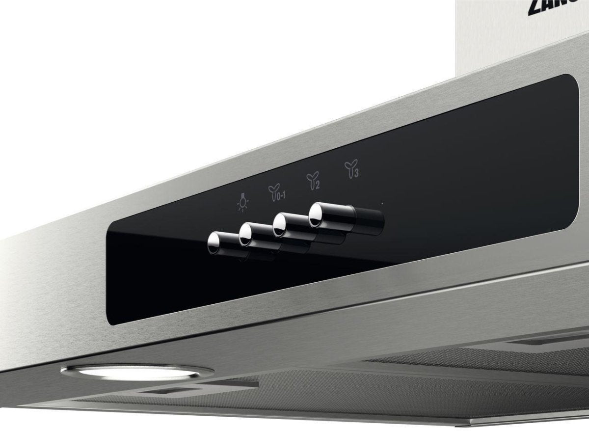 Zanussi ZFT516X 60cm Chimney Cooker Hood, Stainless Steel, C Rated | Atlantic Electrics