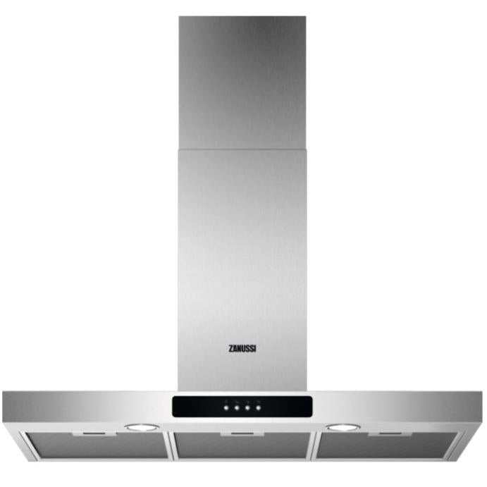 Zanussi ZFT519X 90cm Chimney Cooker Hood, Stainless Steel | Atlantic Electrics