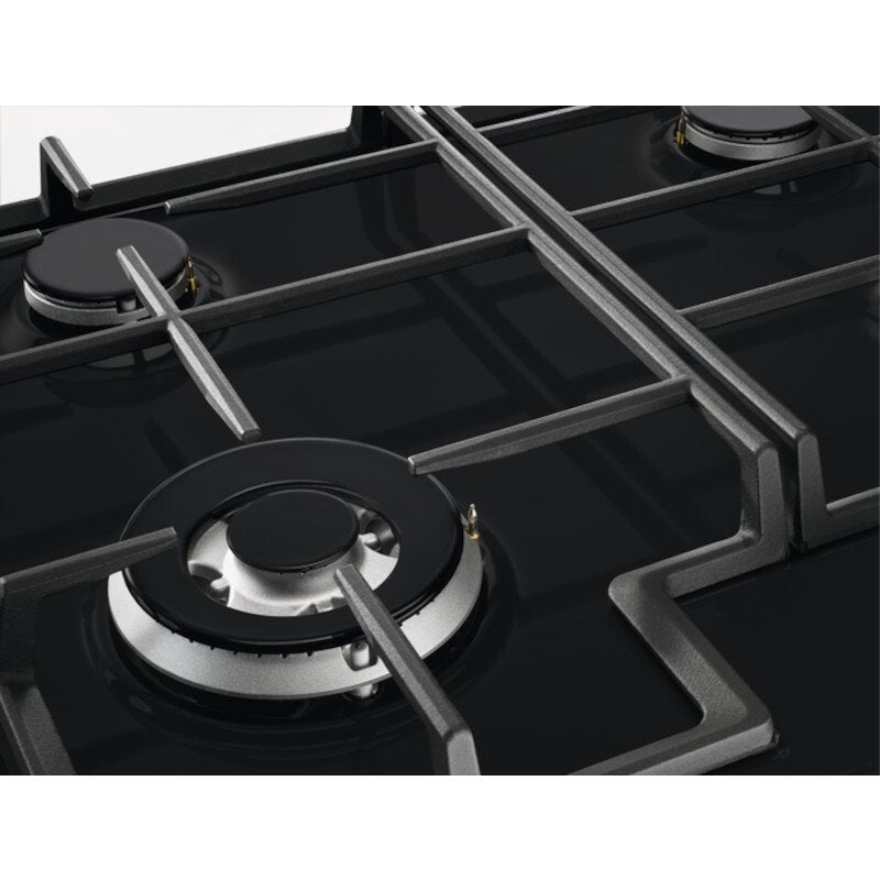 Zanussi ZGNN645K 4 Burner Gas Hob, Black | Atlantic Electrics