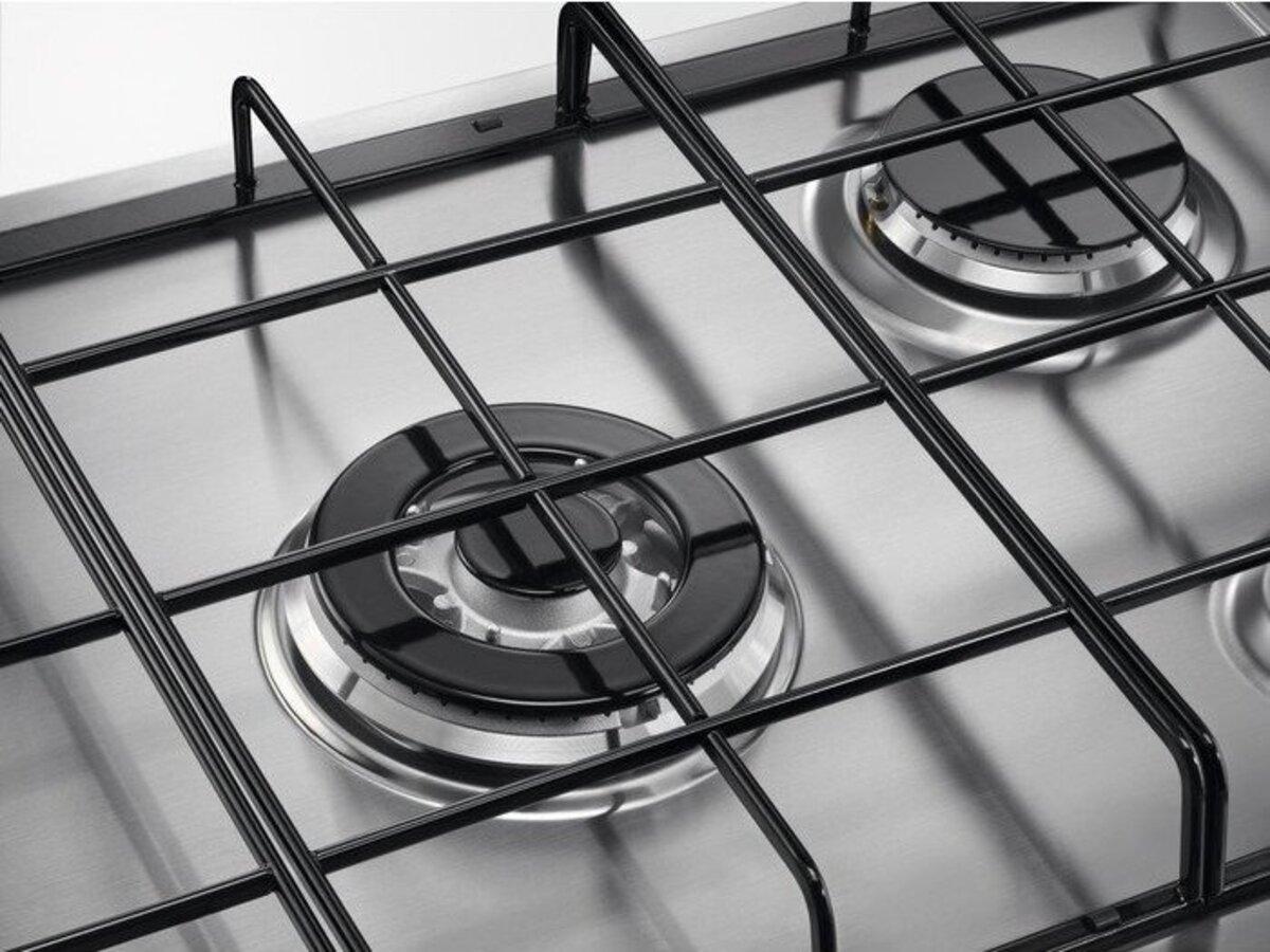 Zanussi ZGNN752X 5 Burner Gas Hob, Stainless Steel | Atlantic Electrics