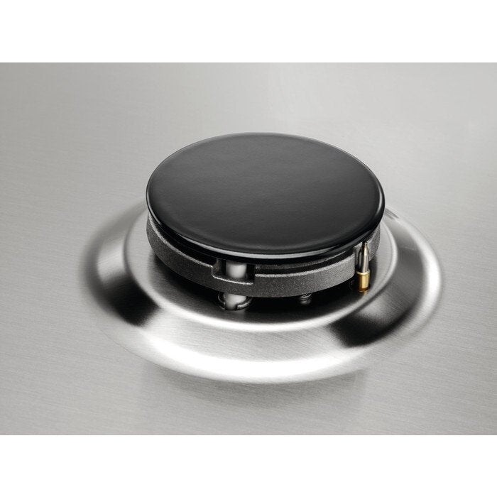 Zanussi ZGNN755X 5 Burner Gas Hob, Stainless Steel | Atlantic Electrics