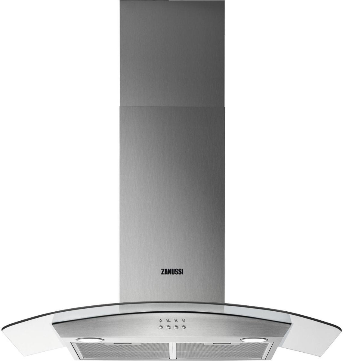 Zanussi ZHC92352X 90cm Chimney Cooker Hood, Stainless Steel, C Rated | Atlantic Electrics