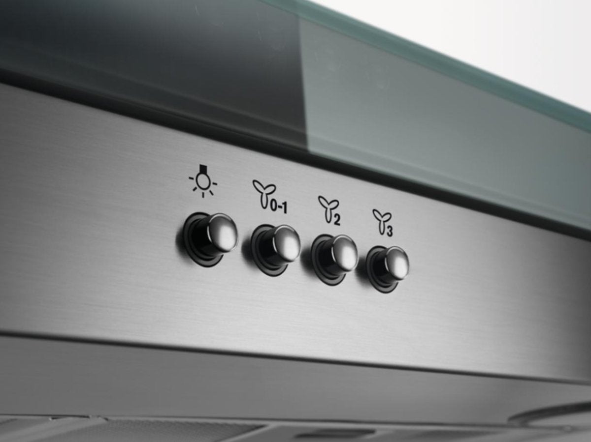 Zanussi ZHC92352X 90cm Chimney Cooker Hood, Stainless Steel, C Rated | Atlantic Electrics