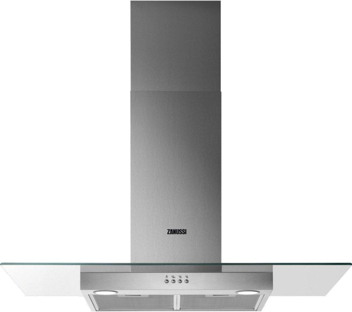 Zanussi ZHC92653XA 90cm Chimney Cooker Hood, Stainless Steel, C Rated | Atlantic Electrics