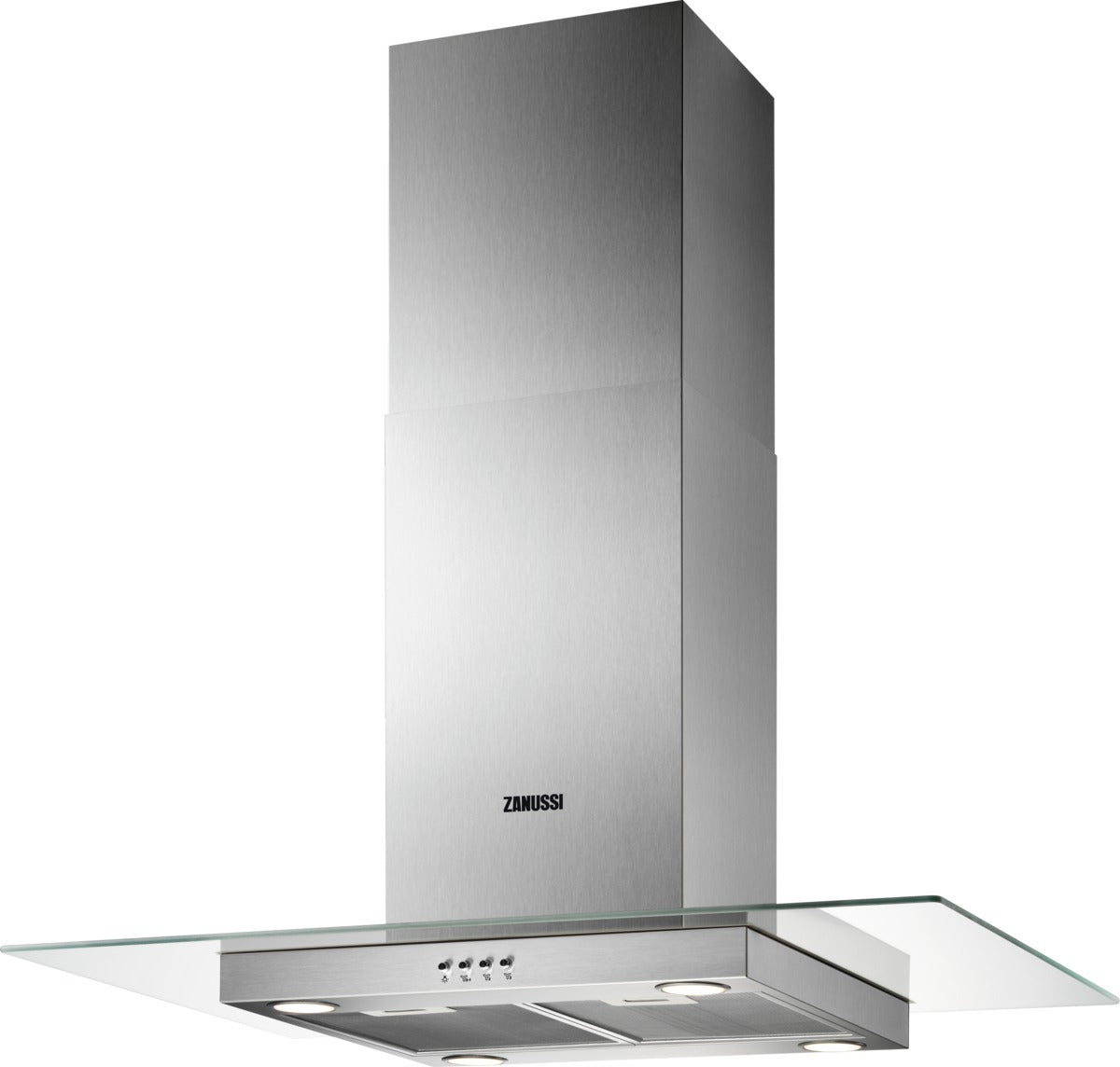 Zanussi ZHS92650XA Island Cooker Hood, Stainless Steel, C Rated | Atlantic Electrics
