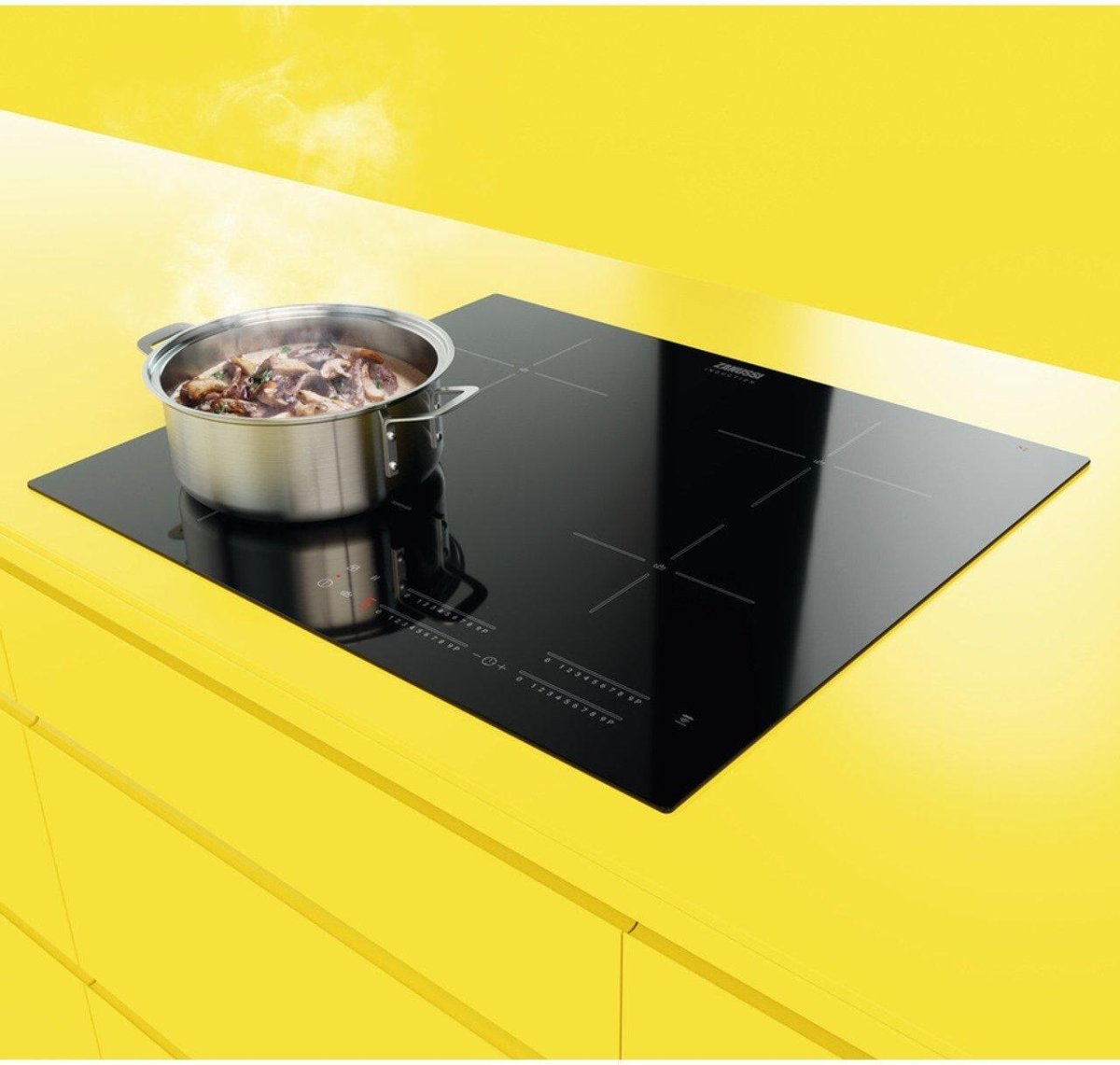 Zanussi ZIAN644K Induction Hob, Black Frameless | Atlantic Electrics