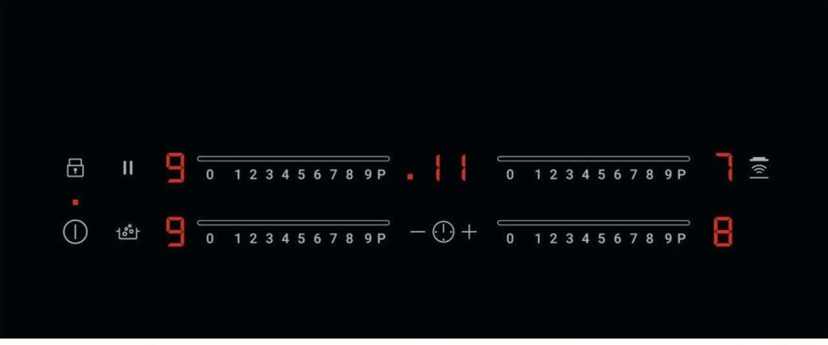 Zanussi ZIAN644K Induction Hob, Black Frameless | Atlantic Electrics