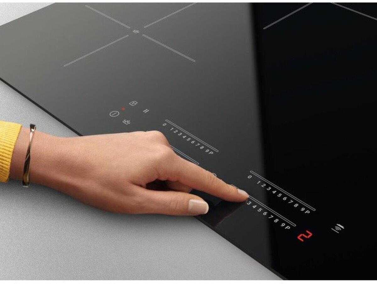 Zanussi ZIAN644K Induction Hob, Black Frameless | Atlantic Electrics