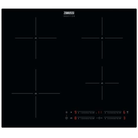 Zanussi ZIAN644K Induction Hob, Black Frameless | Atlantic Electrics