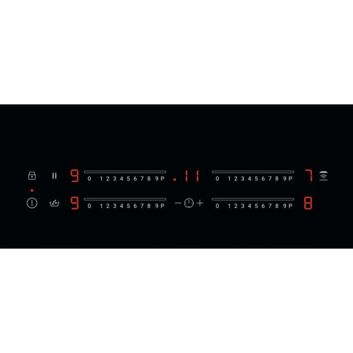 Zanussi ZIAN844K Induction Hob, Black Frameless | Atlantic Electrics