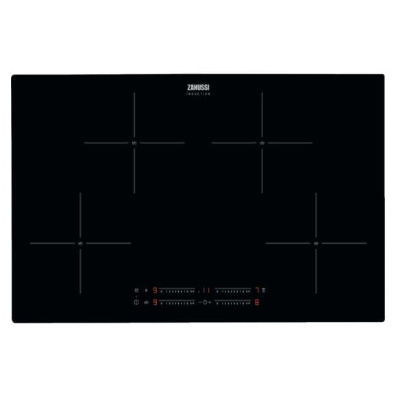 Zanussi ZIAN844K Induction Hob, Black Frameless | Atlantic Electrics