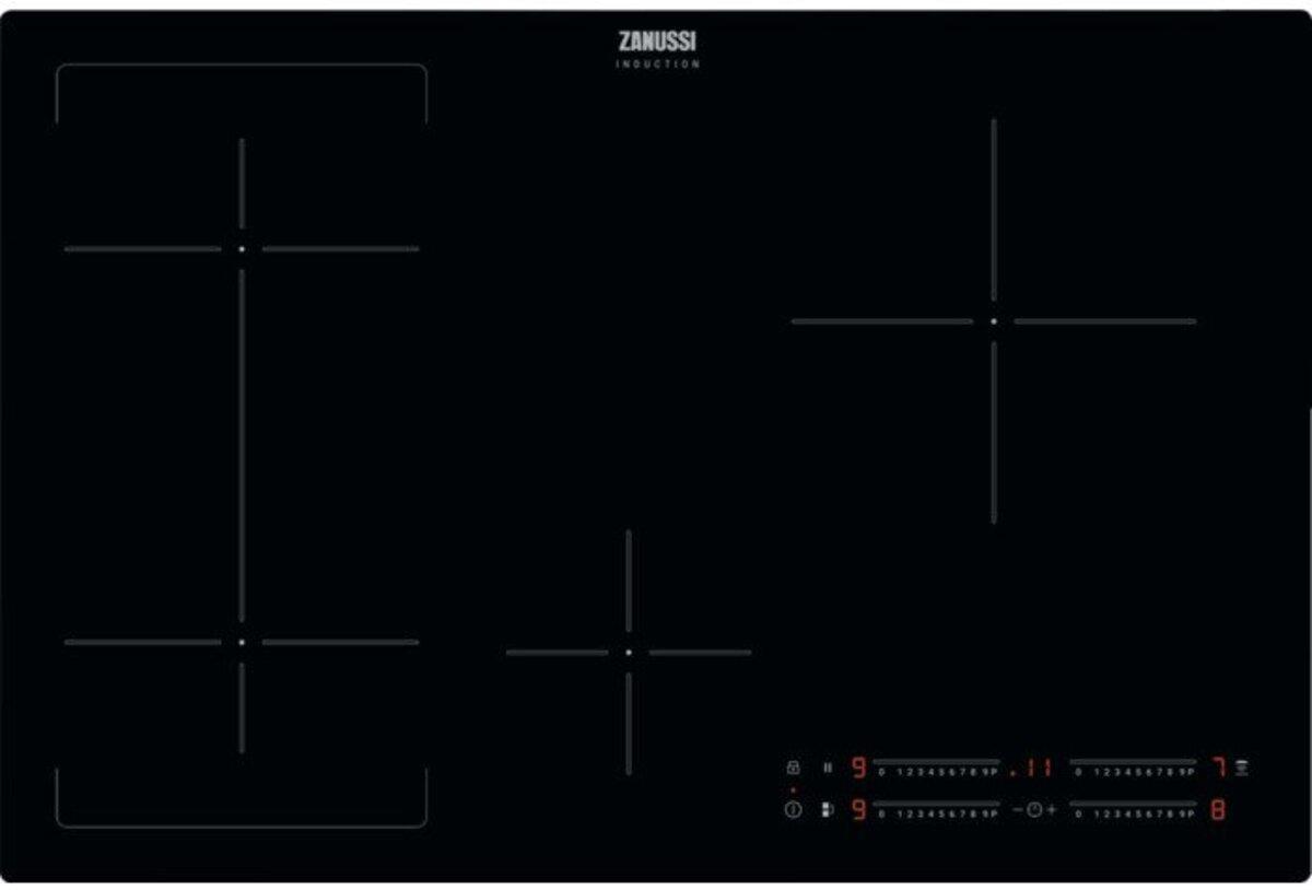 Zanussi ZIFN844K Induction Hob, Black Frameless | Atlantic Electrics