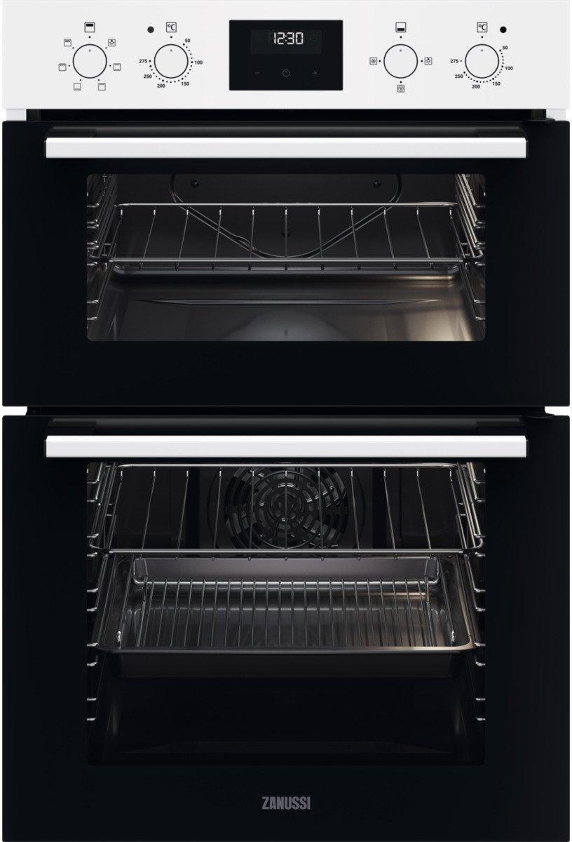 Zanussi ZKHNL3W1 Built - In Electric Double Oven, White, A Rated | Atlantic Electrics