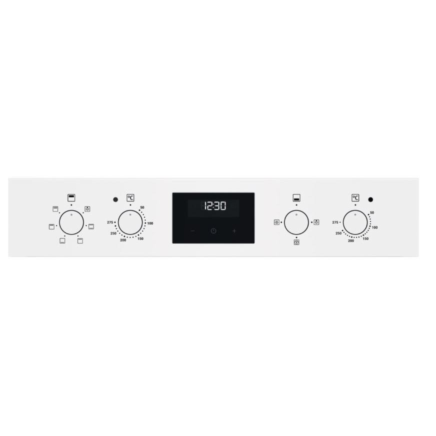 Zanussi ZKHNL3W1 Built - In Electric Double Oven, White, A Rated | Atlantic Electrics