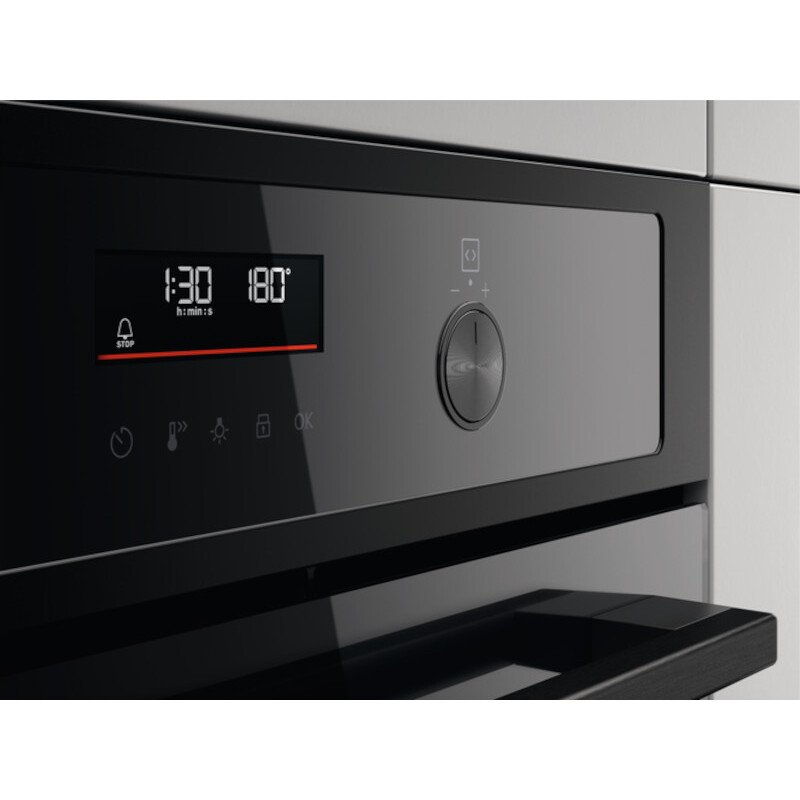 Zanussi ZOHNA7KN Built - In Electric Single Oven, Black, A+ Rated | Atlantic Electrics
