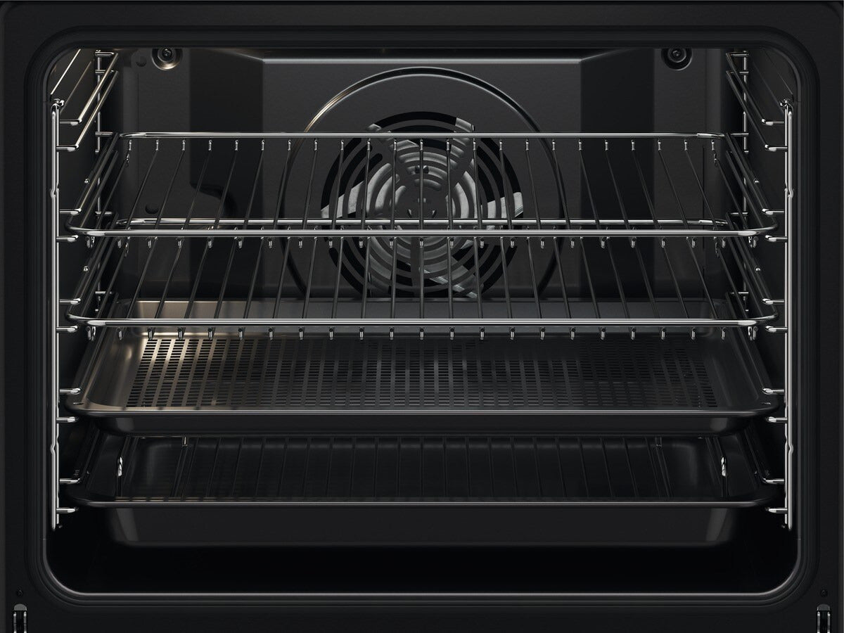 Zanussi ZOHNA7KN Built - In Electric Single Oven, Black, A+ Rated | Atlantic Electrics