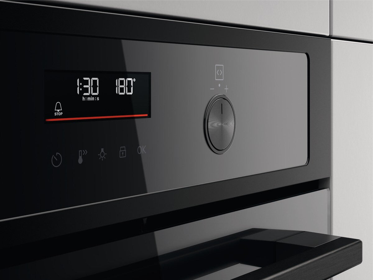 Zanussi ZOHNA7KN Built - In Electric Single Oven, Black, A+ Rated | Atlantic Electrics