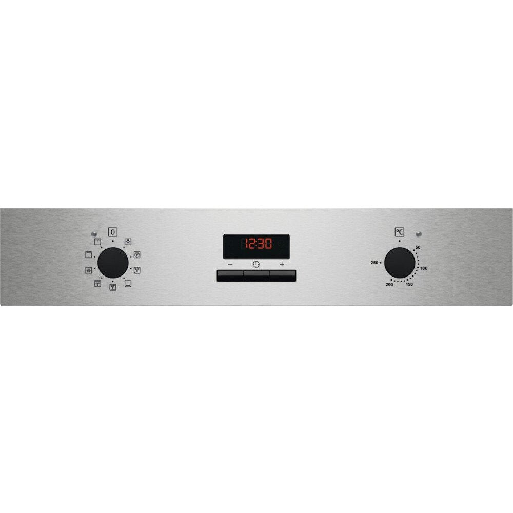 Zanussi ZOHNE2X2 Built - In Electric Single Oven, Stainless Steel, A Rated | Atlantic Electrics