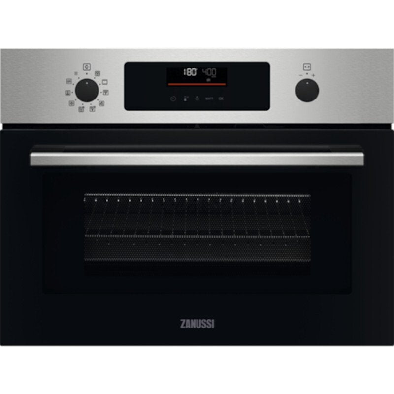 Zanussi ZVENM6XN Compact Oven with Microwave and Grill Functions, Stainless Steel | Atlantic Electrics