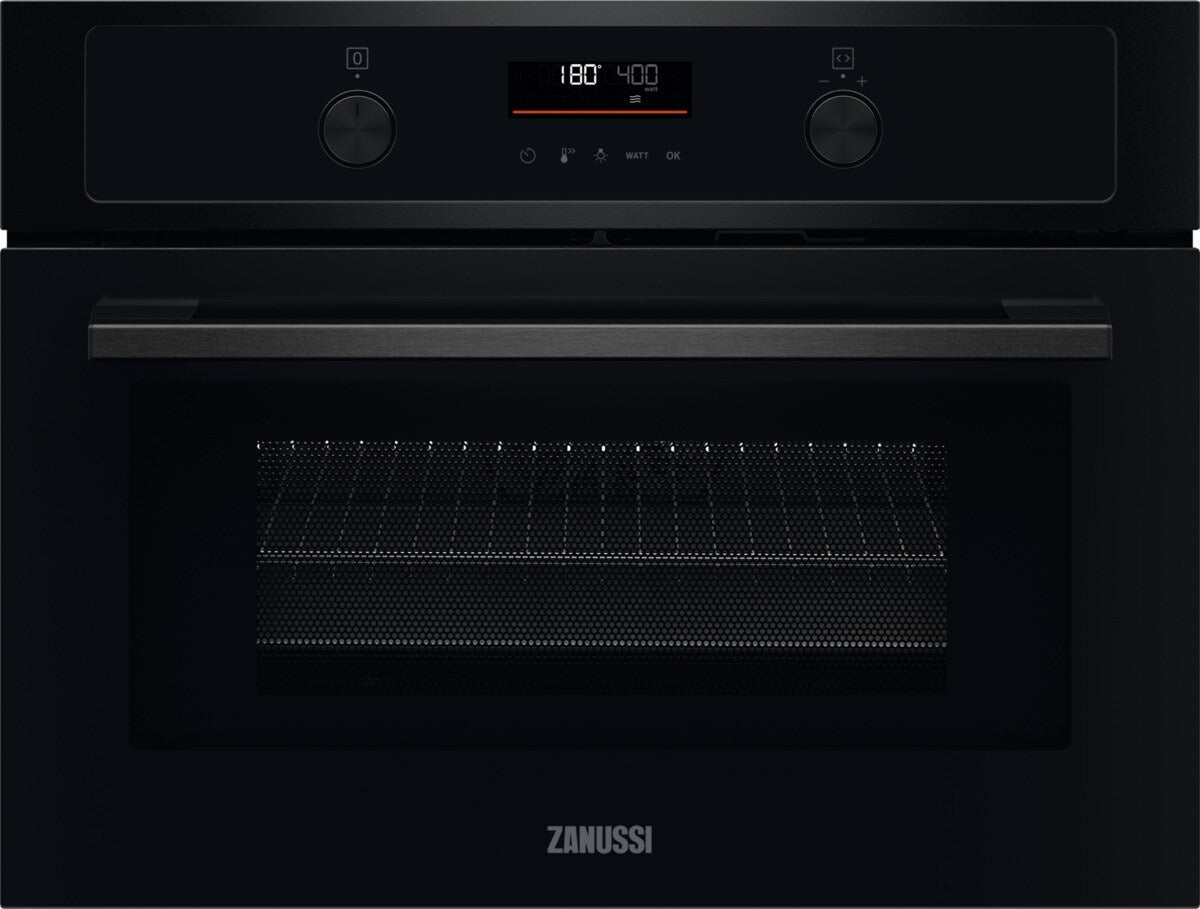 Zanussi ZVENM7KN Compact Oven with Microwave and Grill Functions, Black | Atlantic Electrics