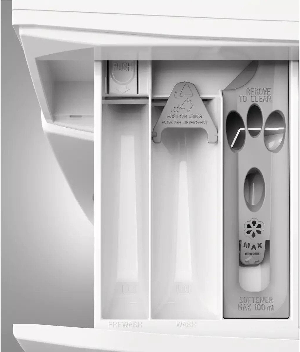 Zanussi ZWF142E3PW Washing Machine, 10kg, 1400 Spin, White, C Rated | Atlantic Electrics