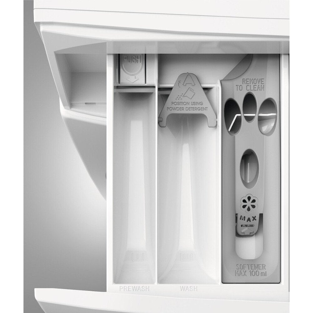 Zanussi ZWF142E3PW Washing Machine, 10kg, 1400 Spin, White, C Rated | Atlantic Electrics