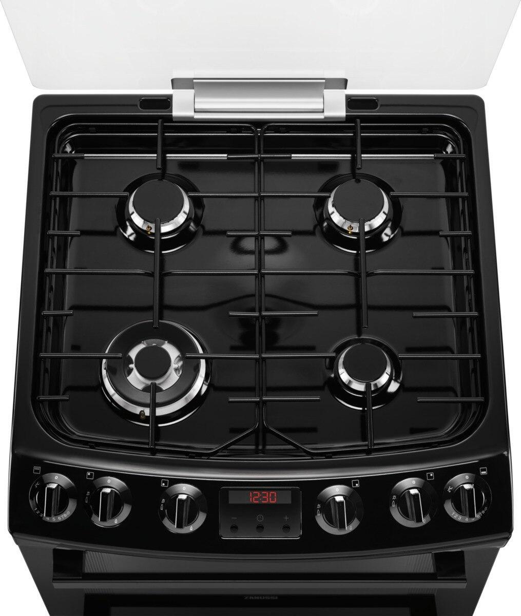 Zanussi ZCG63260BE 83L Gas Slot In Cooker,Black,A Rated