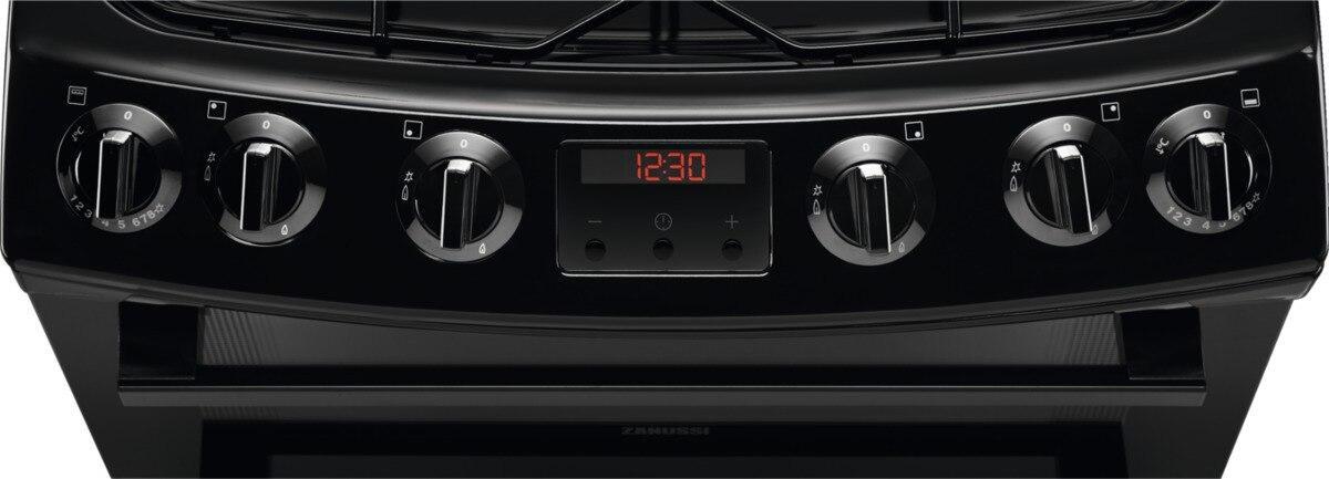 Zanussi ZCG63260BE 83L Gas Slot In Cooker,Black,A Rated