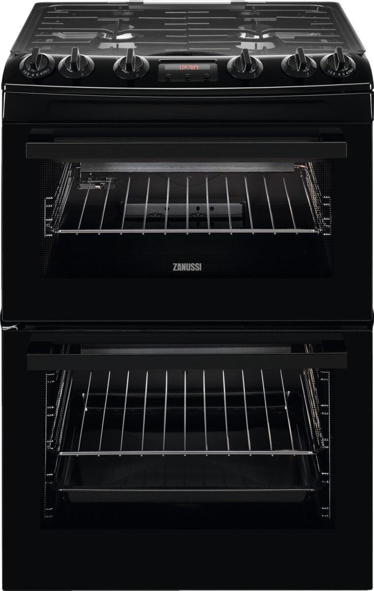 Zanussi ZCG63260BE 83L Gas Slot In Cooker,Black,A Rated
