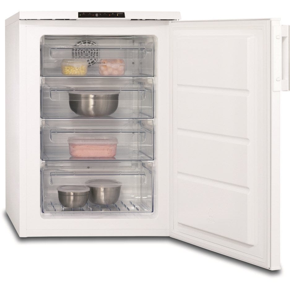 AEG ATB8101VNW 85CM NoFrost Freestanding Freezer - White | Atlantic Electrics