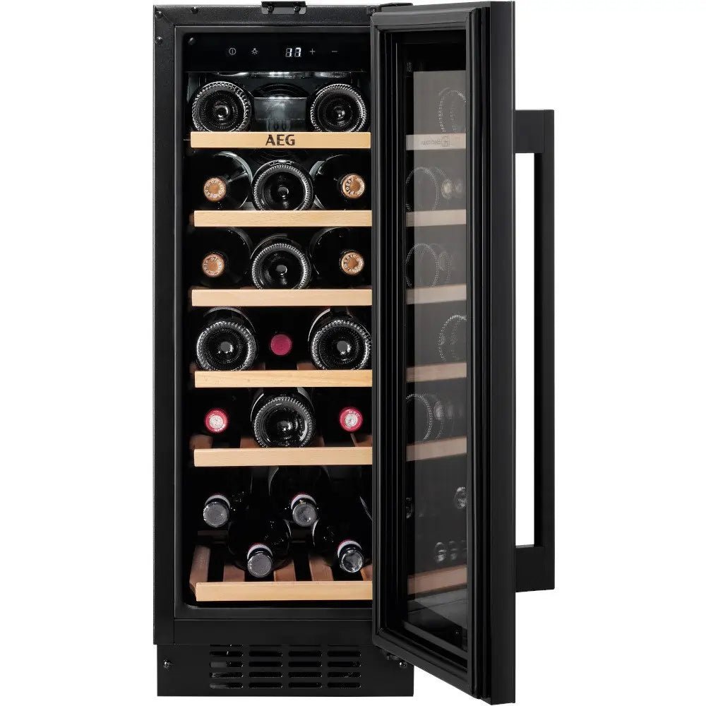 AEG AWUS020B5B Built In Wine Cooler - Black | Atlantic Electrics