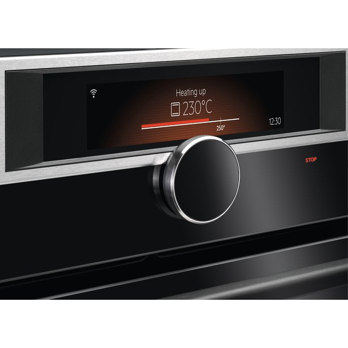 AEG BPK948330M 60Cm Single Oven With Pyrolytic Cleaning - Stainless Steel | Atlantic Electrics