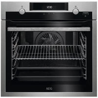 Thumbnail AEG BPS55IE20M 56cm Built In Electric Single SteamBake Oven with Pyrolytic Cleaning Stainless Steel - 39477713797343