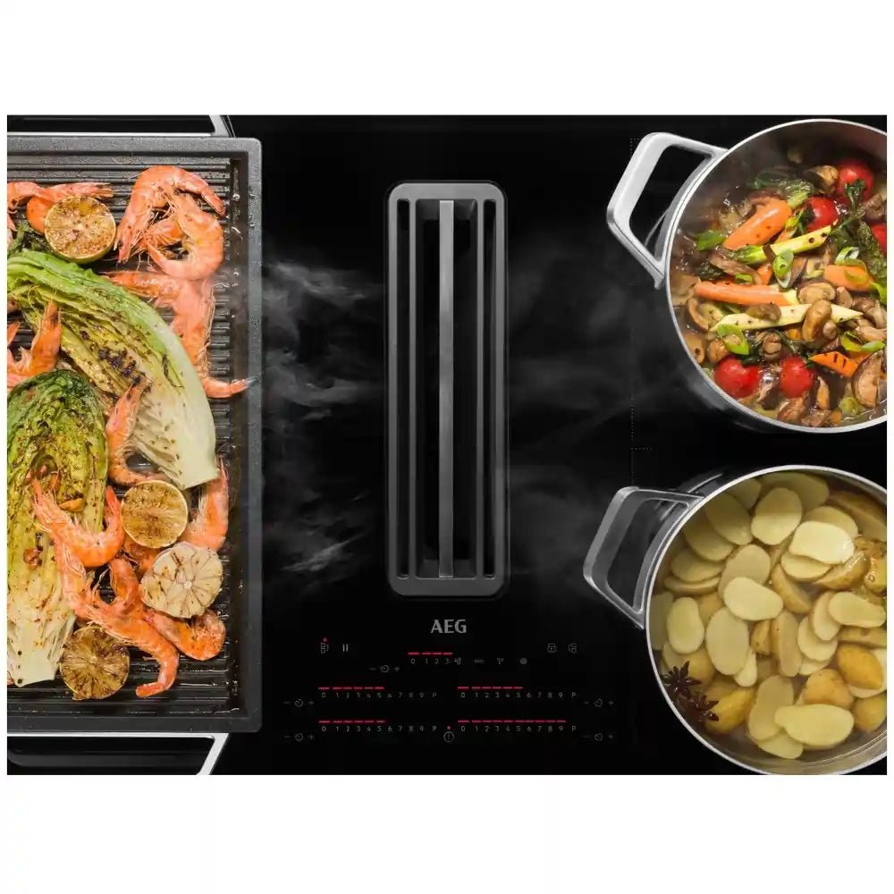 AEG CCE84751FB Venting Hob - Black | Atlantic Electrics