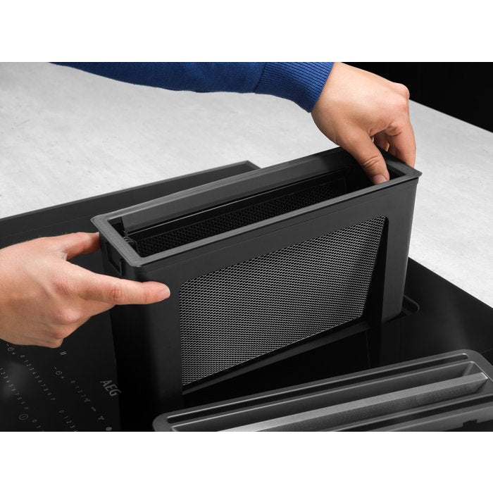 AEG CCE84779FB Induction Extractor Hob Recirculation - Black | Atlantic Electrics