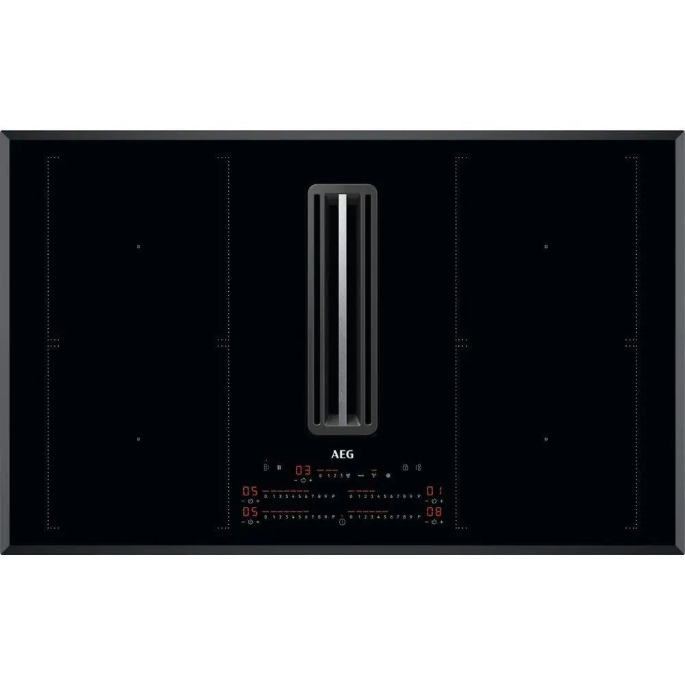 AEG CDE84751FB Venting Hob - Black | Atlantic Electrics