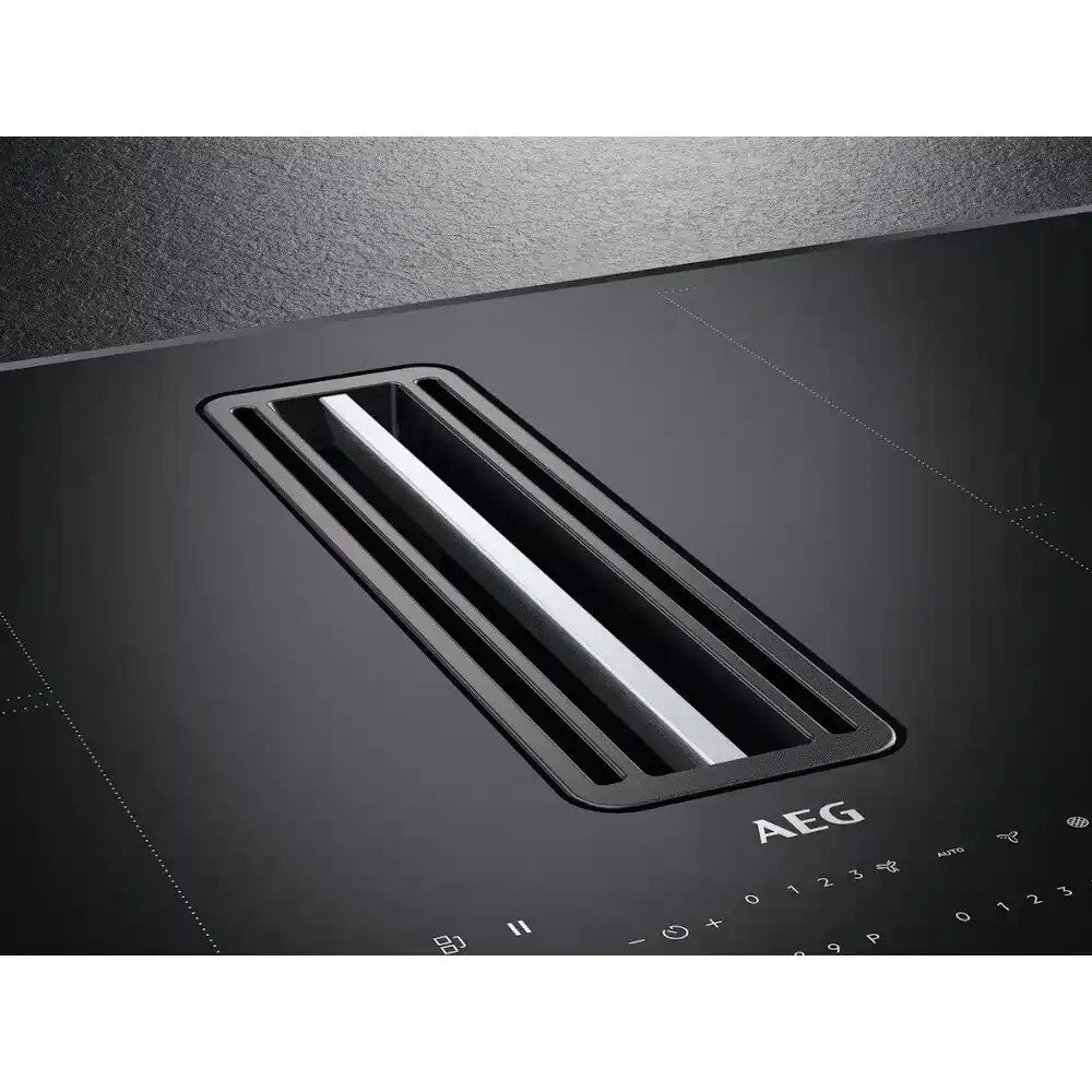 AEG CDE84751FB Venting Hob - Black | Atlantic Electrics