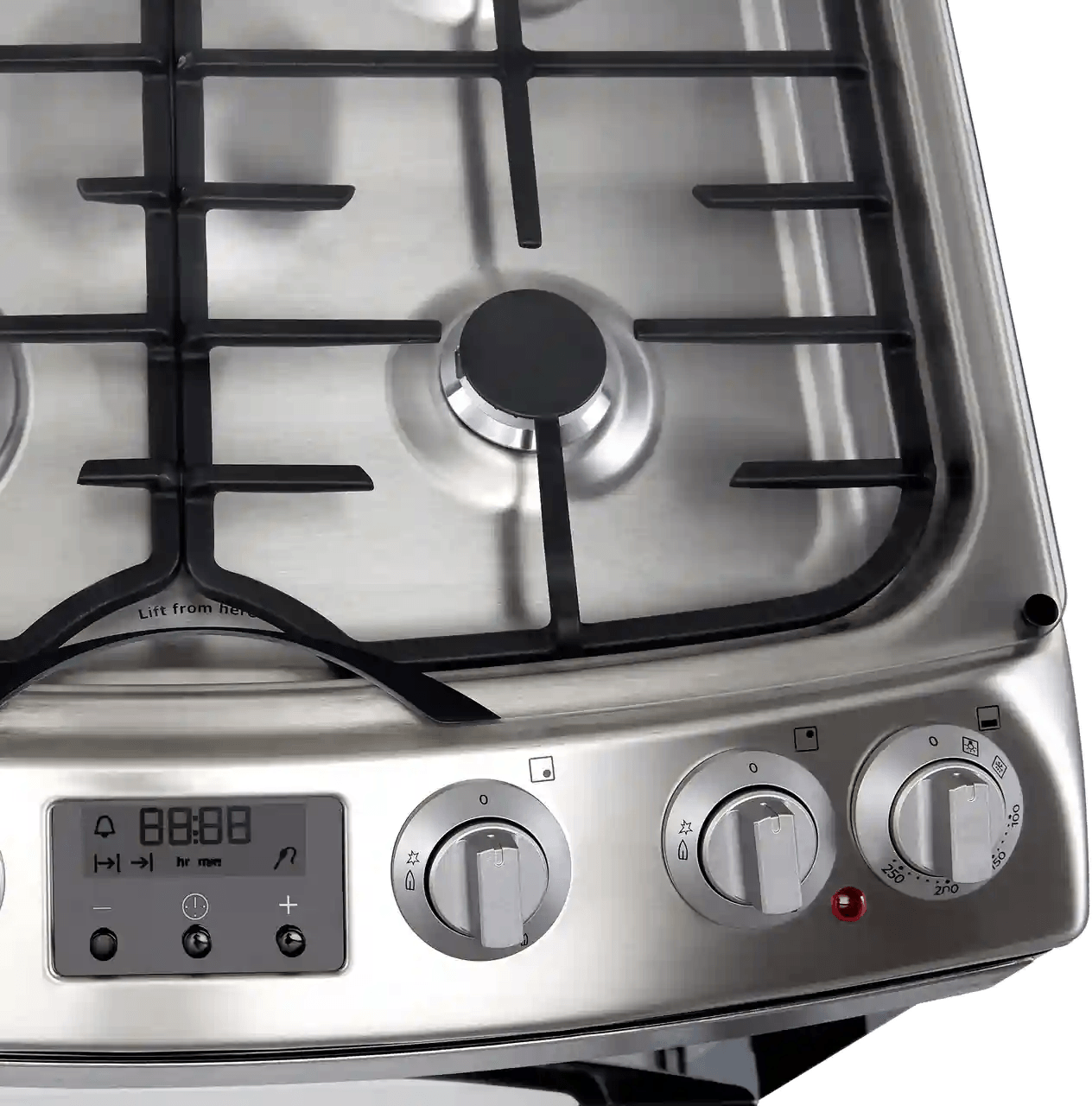 AEG CKB6540ACM Dual Fuel Cooker with Gas Hob- Stainless Steel | Atlantic Electrics