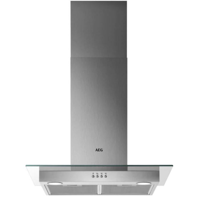 AEG DTB3654M Chimney Hood - Stainless Steel / Glass | Atlantic Electrics