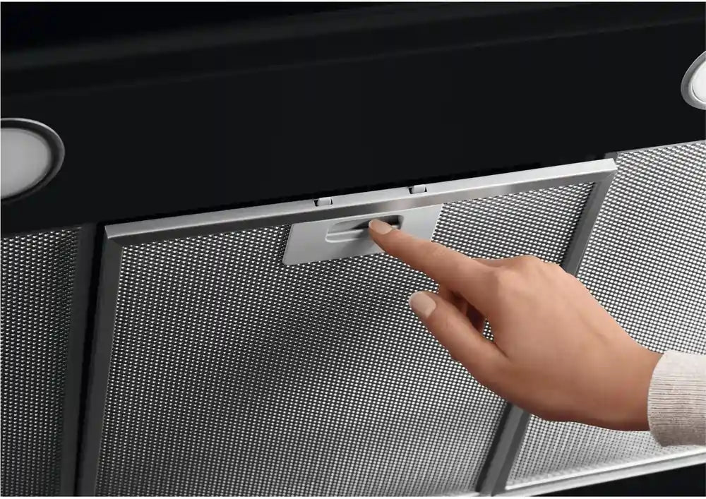 AEG DVB5860B Built In Angled Hood - Black | Atlantic Electrics